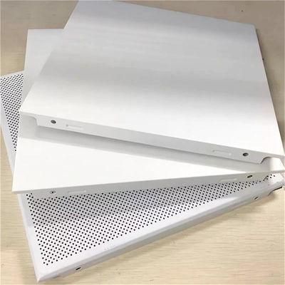 شراء 300x300mm 600x1200mm ألومنيوم سقف لوحة مسحوق طلاء مضاد للتآكل online manufacture