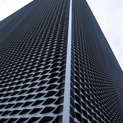 شراء ألواح الألومنيوم الموسعة المضادة للأنوديزة التغليف الجداري الحاجز عن الأمطار ألواح معدنية online manufacture