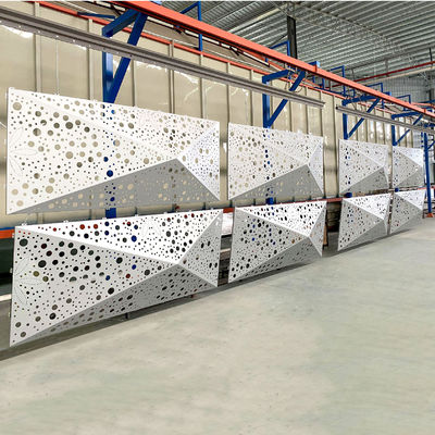 شراء A1100 أو A3003 ورق الألومنيوم عالي الجودة مع أنماط مثقوبة لتزيين الشاشة online manufacture