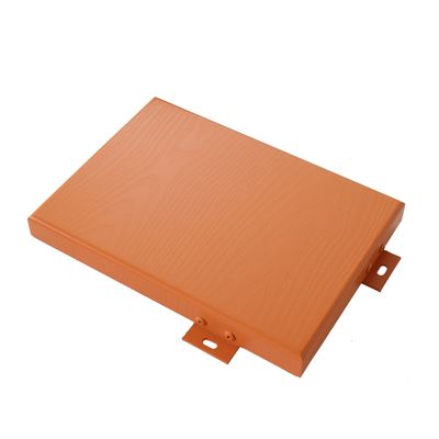 شراء ألواح التغطية الألومنيومية المقاومة للطقس مع لون خشب اصطناعي لتزيين المباني online manufacture