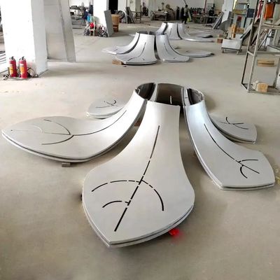 شراء لوحة معدنية من الألومنيوم الهبربولية قابلة للتخصيص لتزيين الواجهات التجارية online manufacture