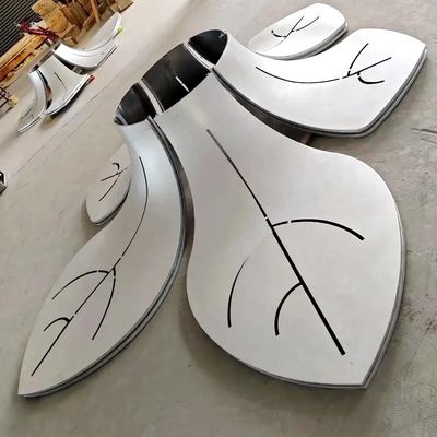 شراء الهيبروليكية الجمالية التصميم ألومنيوم سبيكة المعدن لوحة الزخرفة الحائط الستار online manufacture