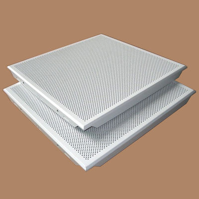 لوحات السقف المنسوجة من الألومنيوم 300x300mm البلاطات لتزيين السقف
