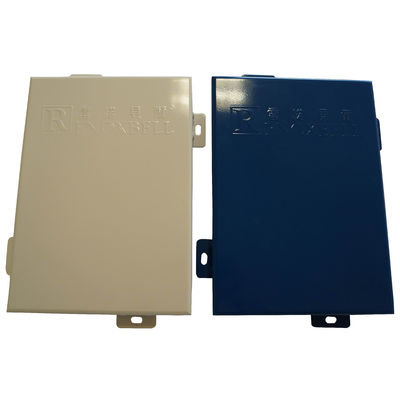 لوحة التغطية الجدارية المطلية من الألومنيوم PVDF القوية لبناء الجدار Eave Canopy Cladding and Decoration