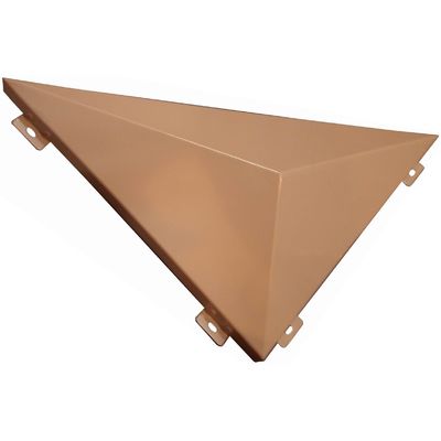 شكل المثلث 3D سطح أوراق الألومنيوم مخصصة لتزيين المباني