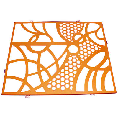 لوحة الألومنيوم المنفوشة ذات اللون النحاسي المستدامة لتغطية جدران الستائر والديكور